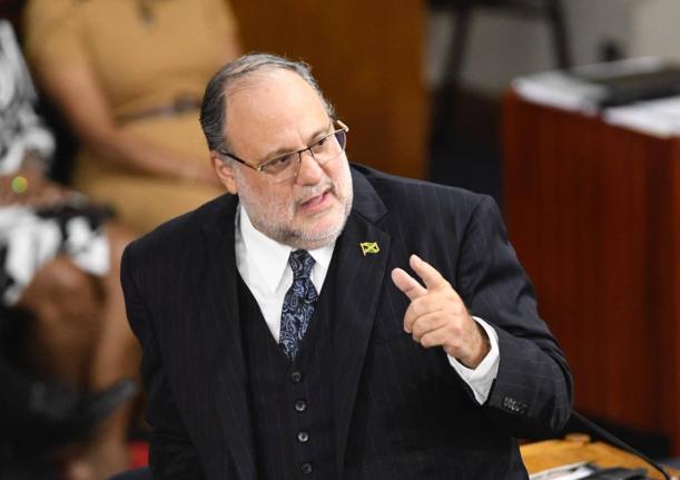 Leader of the Opposition Mark Golding contributing to the Budget Debate in Parliament on March 17, 2026.