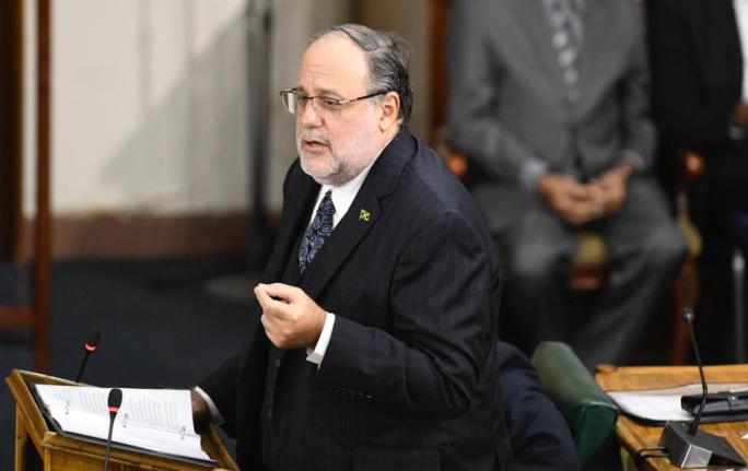 Leader of the Opposition Mark Golding making his contribution to the Budget Debate in Parliament on March 17, 2026.