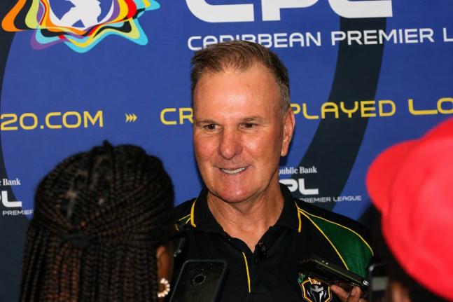 Jamaica Kingsmen coach Grant Bradburn. 