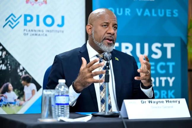 Dr Wayne Henry, director general of the Planning Institute of Jamaica.