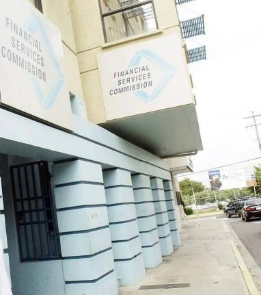 FILE 
The entrance of the Financial Services Commission office on Barbados Avenue, New Kingston. 