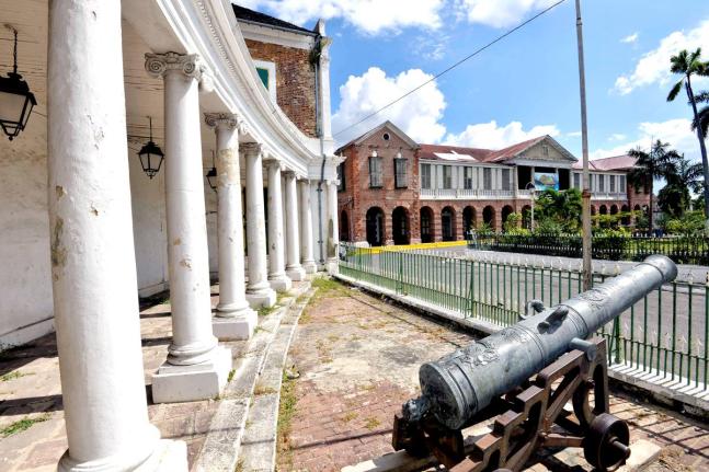 The Rodney Memorial building in Spanish Town, St Catherine.