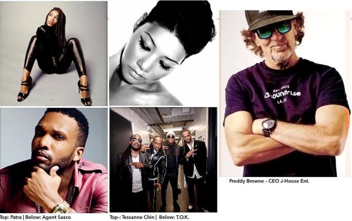 Patra, Tessanne, Agent Sasco, TOK, and Browne.