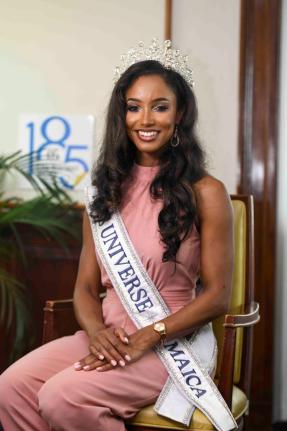 Miss Universe Jamaica 2025 Dr Gabrielle Henry. 