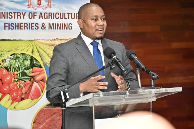 Agriculture, Fisheries and Mining Minister Floyd Green.