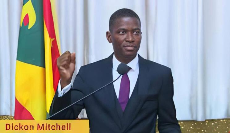 Grenada Prime Minister Dickon Mitchell 