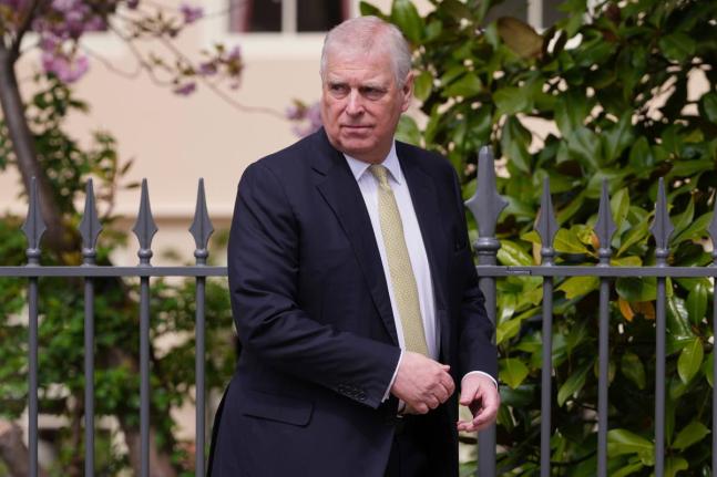 Britain's Andrew Mountbatten-Windsor, formerly known as Prince Andrew.