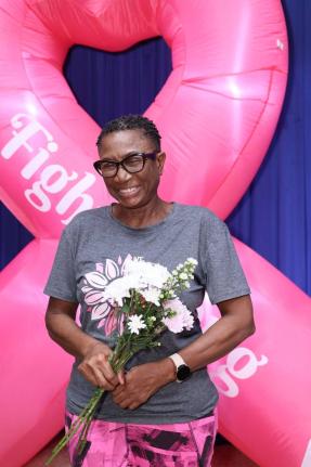 Sharon Richards-Splatt is grateful for the strength, support and faith that carried her through her breast cancer journey. 
