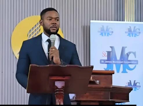 Mayor of Montego Bay Richard Vernon, speaking at the St James Municipal Corporation Emancipation and Independence Church Service at the Norwood Seventh-day Adventist Church on July 25, 2026