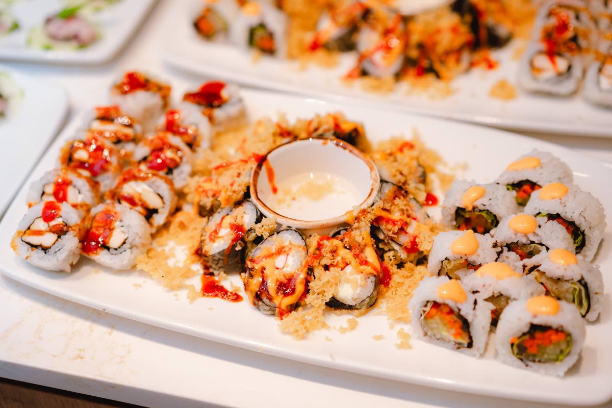 Signature sushi rolls at 519G.