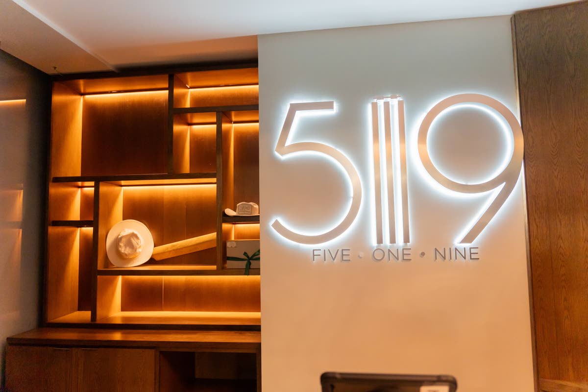 The ambient entryway at 519G. 