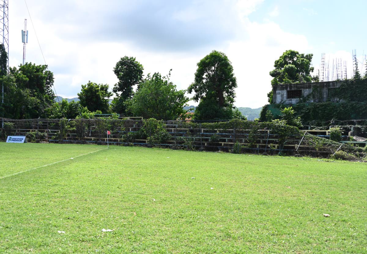 An image of one of the spectators stands that may have to be demolished and rebuilt at Jarrett Park.