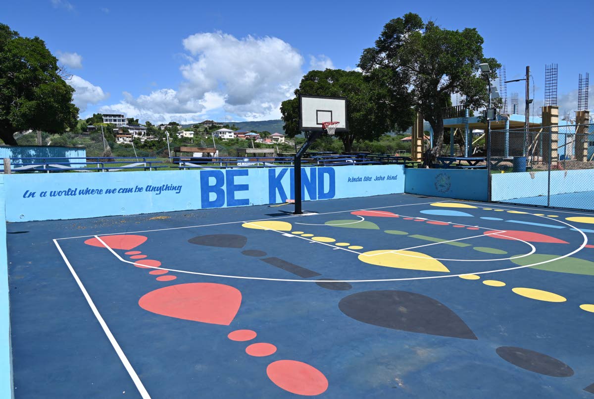 The functional basketball court at the BREDS Sports Park & Academy.