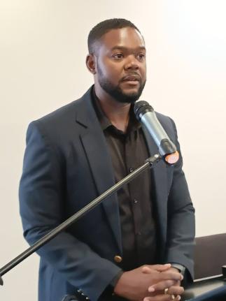 Montego Bay Mayor Richard Vernon speaking at a World Habitat Day 2026 conference hosted by Community Management and Development (COMAND) in Montego Bay, St James on October 5, 2026.