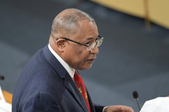 Member of Parliament for St Andrew Western Anthony Hylton 